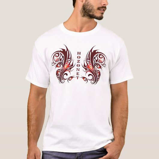 赤い保存ネットTシャツ Tシャツ (正面)