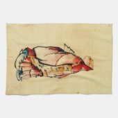 赤い修道士1840年 キッチンタオル (横)