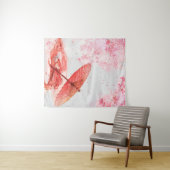 赤い傘のタペストリー タペストリー (インサイチュ(横))