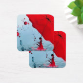 赤い傘の下で (デスク)