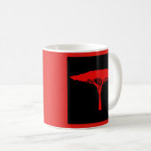 赤い傘の木 コーヒーマグカップ (正面右)