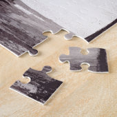 赤い傘はカップルの水の色結婚を愛する ジグソーパズル (側面)