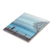 赤い傘を愛してカップル タイル (側面)