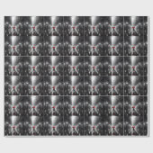 赤い傘を持った人 ラッピングペーパー (フラット)