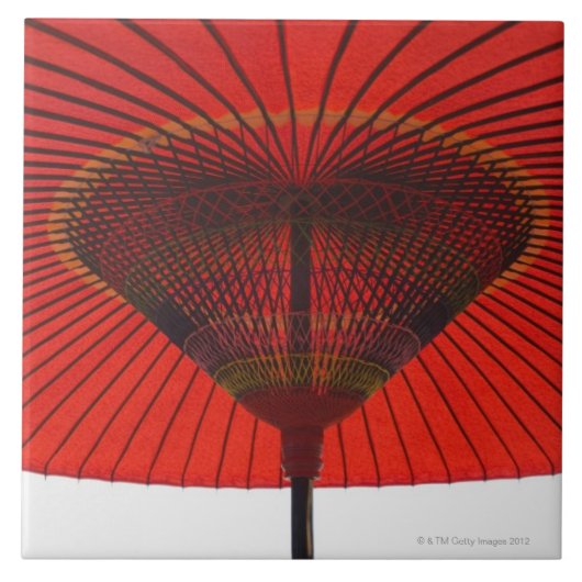 赤い傘2 タイル (正面)