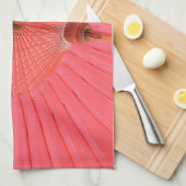 赤い傘 キッチンタオル (四つ折り)