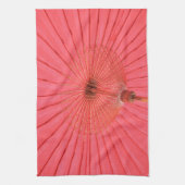 赤い傘 キッチンタオル (縦)