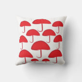 赤い傘 クッション (裏面)