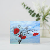 赤い傘 ポストカード (スタンド正面)