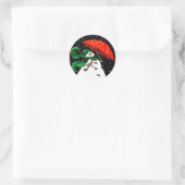 赤い傘 ラウンドシール (バッグ)