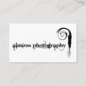 赤い傘 名刺 (裏面)