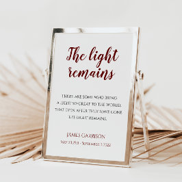 赤い光は消えない 記念碑の名言 ポスター