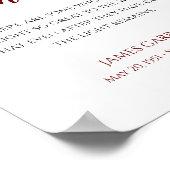 『赤い光は消えない』追悼式 記念プレート ポスター (角)