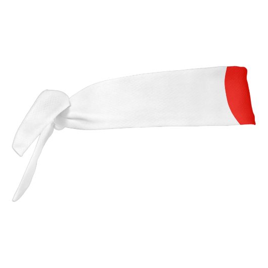 赤い円の空手のスタイルのヘッドバンド タイヘッドバンド (回転270)