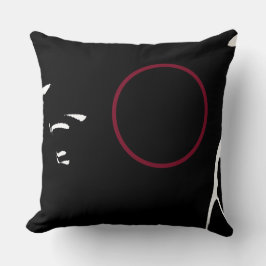 赤い円の装飾用クッション クッション