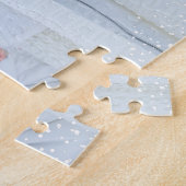 赤い写真の日 メリーブライトスクリプト ゴールドホリデー ジグソーパズル (側面)