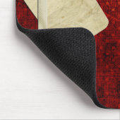 赤い写真のmousepadのテンプレート マウスパッド (コーナー)