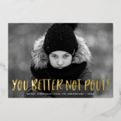 赤い写真を出さない方がよい 箔シーズンカード (正面)