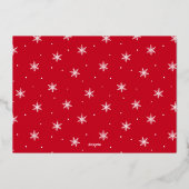 赤い写真を出さない方がよい 箔シーズンカード (裏面)