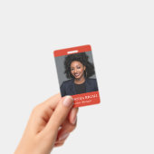 赤い写真名タグ バッジ (Handheld)