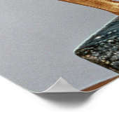 赤い冠をかぶった王の像 ポスター (角)