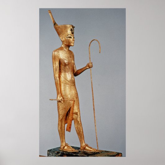 赤い冠をかぶった王の像 ポスター (正面)