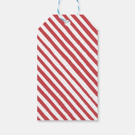 赤い冬のベリー感謝していクリスマス結婚 ギフトタグ (裏面)