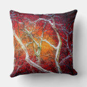 赤い冬の夜 クッション (裏面)