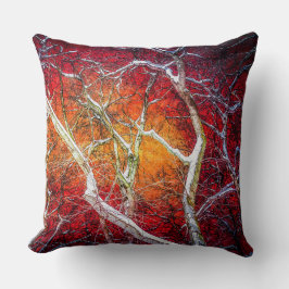 赤い冬の夜 クッション