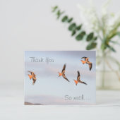 赤い凧ありがとう ポストカード (スタンド正面)