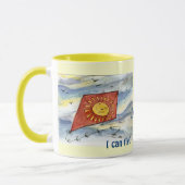 赤い凧のコーヒー・マグ マグカップ (左)