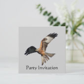 赤い凧のパーティの招待状 招待状 (スタンド正面)