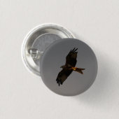 赤い凧ボタン 缶バッジ (正面&裏面)