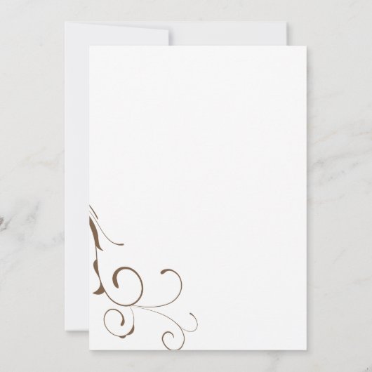 赤い出血ハート花婚約パーティ 招待状 (裏面)