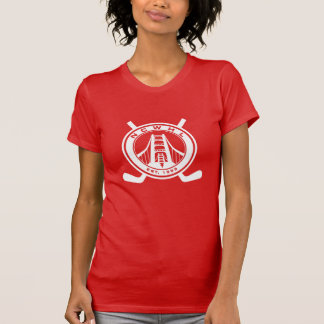 赤い分割のTシャツ Tシャツ