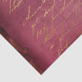 赤い切り離し動揺しての金ゴールドスクリプト 薄葉紙 (詳細)