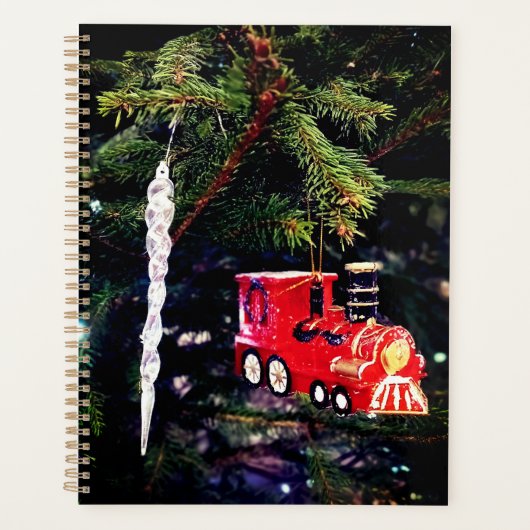 赤い列車と氷柱 プランナー手帳 (正面)