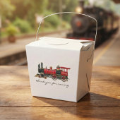 赤い列車の来お願い箱ありがとう フェイバーボックス