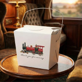 赤い列車の来お願い箱ありがとう フェイバーボックス