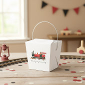 赤い列車の来お願い箱ありがとう フェイバーボックス