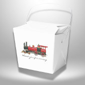 赤い列車の来お願い箱ありがとう フェイバーボックス