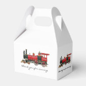 赤い列車来をありがとう フェイバーボックス (正面サイド)