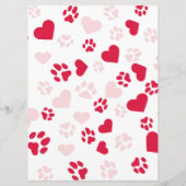 赤い前刷り付きのカスタマイズ可能な年間カレンダー メニュー (裏面)