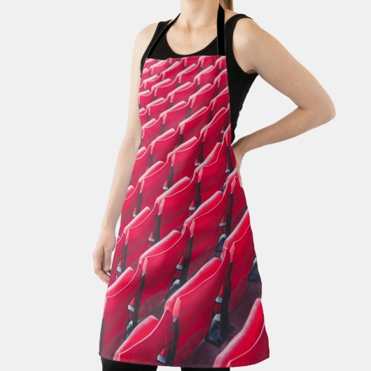 赤い劇場の椅子 エプロン (インサイチュ)