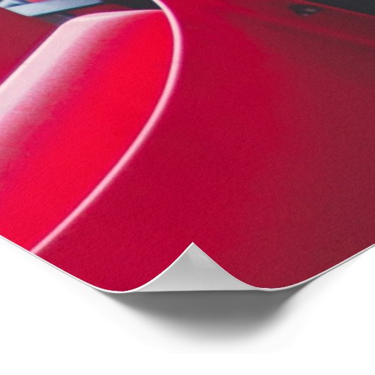 赤い劇場の椅子 ポスター (角)