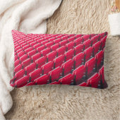 赤い劇場の椅子 ランバークッション (ブランケット)