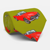 赤い勝利Tr4コンバーチブルスポーツスカー ネクタイ (ロール)