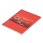 赤い卒業式パーティーがキャンディラッパーを支持 ノートパッド (回転)