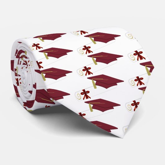 赤い卒業式 ネクタイ (ロール)