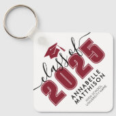 赤い卒業 キーホルダー (正面)